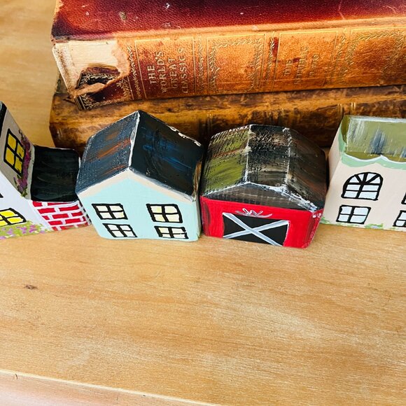 OOAK Wooden village - Picture 12 of 17